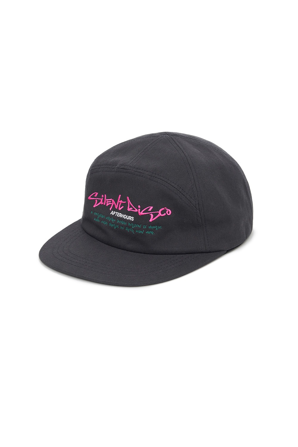 COTTON EMBROIDERED CAP (CHARCOAL)